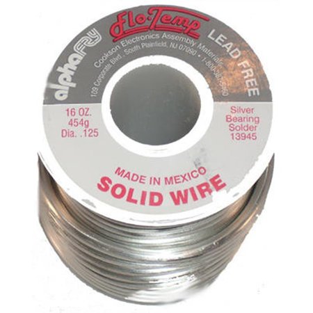 ALPHA METALS AM13945 16 oz. .125 Plumbing Solder AL573418